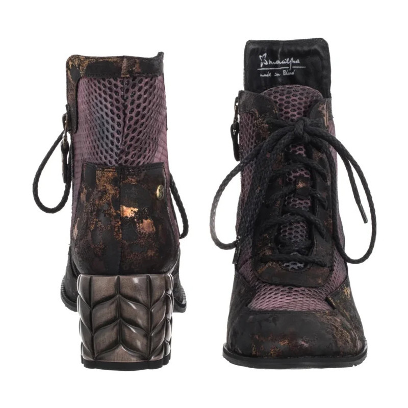 Maciejka Brąz+Bordo 06989-02/00-8 (MA1414-a) shoes