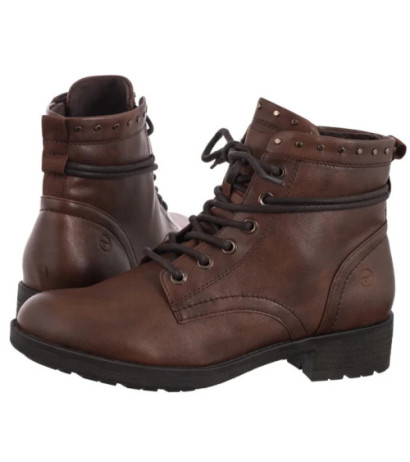 Tamaris Brązowe 1-25133-45 305 Cognac (TM561-a) batai