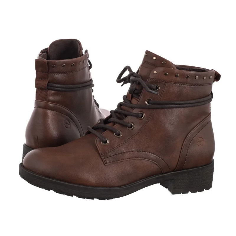 Tamaris Brązowe 1-25133-45 305 Cognac (TM561-a) kurpes