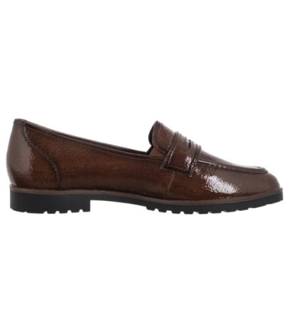 Tamaris Brązowe 1-24239-42 365 Cognac Patent (TM558-b) shoes