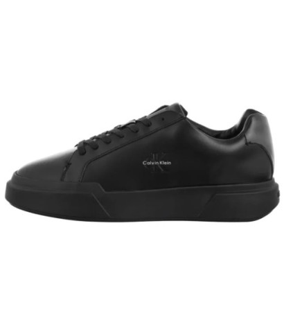 Calvin Klein Chunky Cupsole Laceup Lth Triple Black YM0YM01344 0GJ (CK690-a) sporta apavi