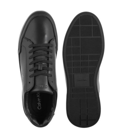 Calvin Klein Chunky Cupsole Laceup Lth Triple Black YM0YM01344 0GJ (CK690-a) sports shoes