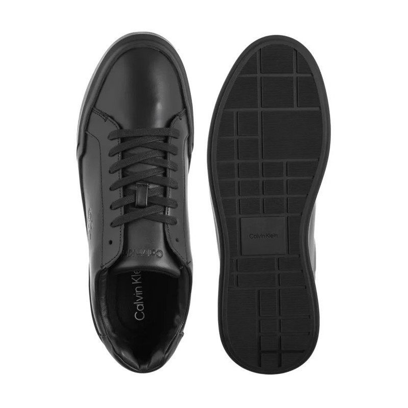 Calvin Klein Chunky Cupsole Laceup Lth Triple Black YM0YM01344 0GJ (CK690-a) sportiniai bateliai