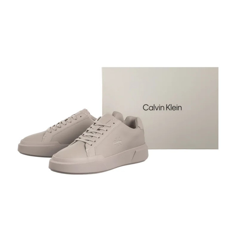 Calvin Klein Chunky Cupsole Laceup Lth Wn Chateau Gray YW0YW01947 PA8 (CK688-a) sportiniai bateliai