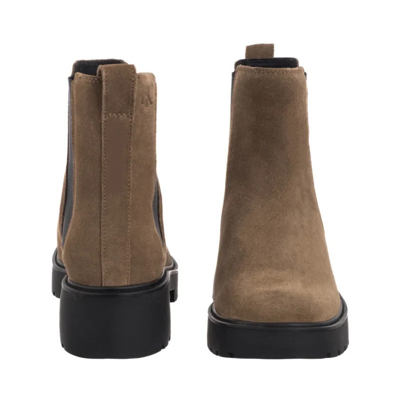 Calvin Klein Chunky Chelsea Boot Suede Classic Taupe YW0YW02071 ADH (CK691-a) kingad