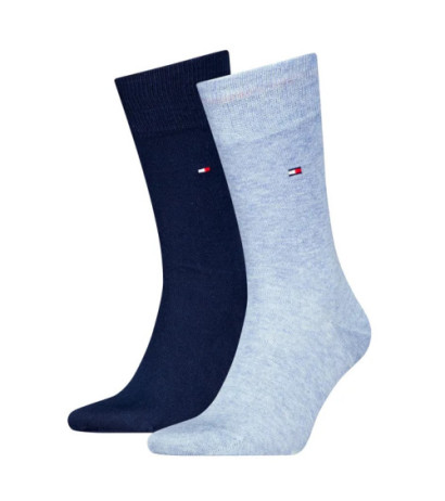 Tommy Hilfiger Th Men Sock Classic 2P Light Blue Melange 371111 134 039 (TH648-c) kojinės