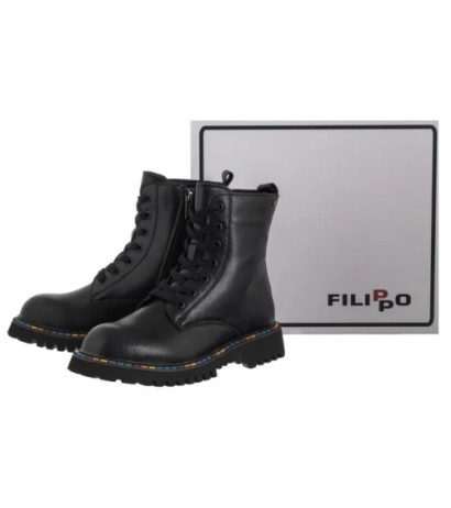 Filippo Czarne DBT7428/25 BK (FO193-a) kurpes