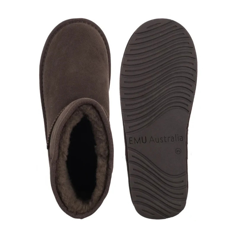 EMU Australia Wallaby Mini Teens WR Chocolate T10103 (EM473-f) shoes