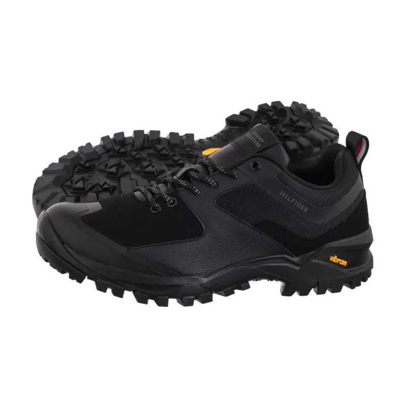 Tommy Hilfiger VIbram Low Runner Tech Black FM0FM05657 BDS (TH1400-a) sporta apavi