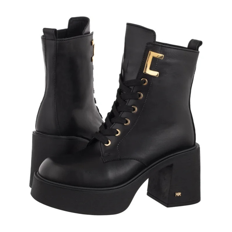 Karino Czarne 5691/076-F (KN35-a) shoes