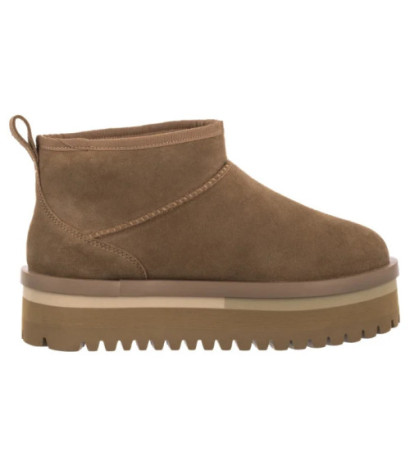 Tommy Hilfiger TJW Flatform Snow Boot Suede Bronze Twist EN0EN02841 RBH (TH1401-a) batai