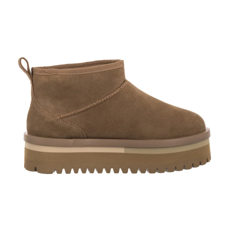 Tommy Hilfiger TJW Flatform Snow Boot Suede Bronze Twist EN0EN02841 RBH (TH1401-a) shoes