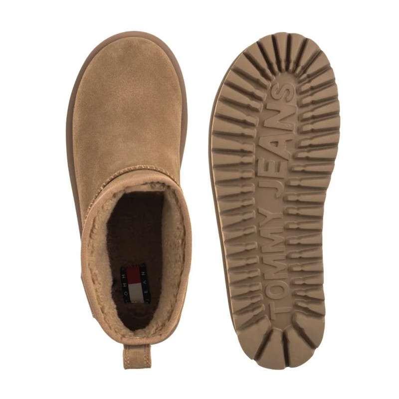 Tommy Hilfiger TJW Flatform Snow Boot Suede Bronze Twist EN0EN02841 RBH (TH1401-a) kingad