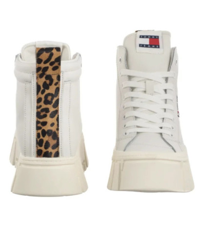 Tommy Hilfiger Tjw Vulc Flatform Leopard Ecru EN0EN02858 YBL (TH1402-a) kingad