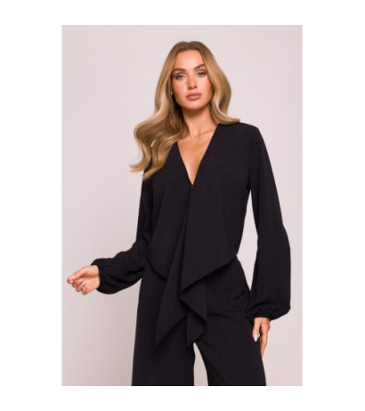 M861 Krótka bluzka - czarna