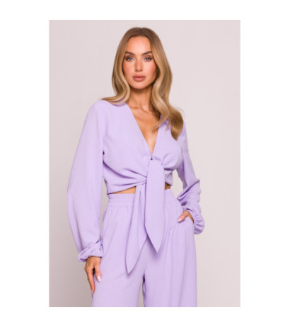 M861 Krótka bluzka - fiołkowa