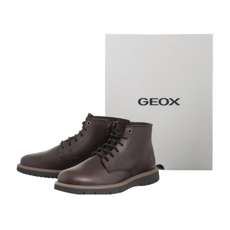 Geox U Pove Dk Brown U56M7B 000FF C6006 (GE238-a) saapad
