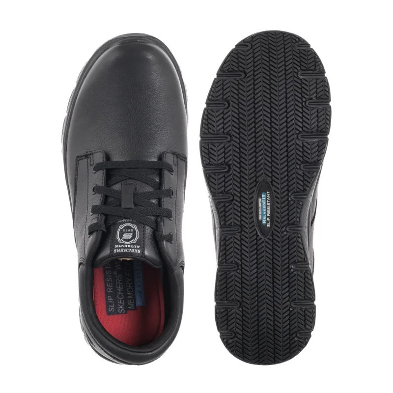 Skechers Work Flex Advantage Black 77513EC/BLK (SK272-a) sporta apavi