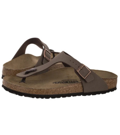 Birkenstock Gizeh BS Nubuk Stone 043391 (BK29-c) flip flops