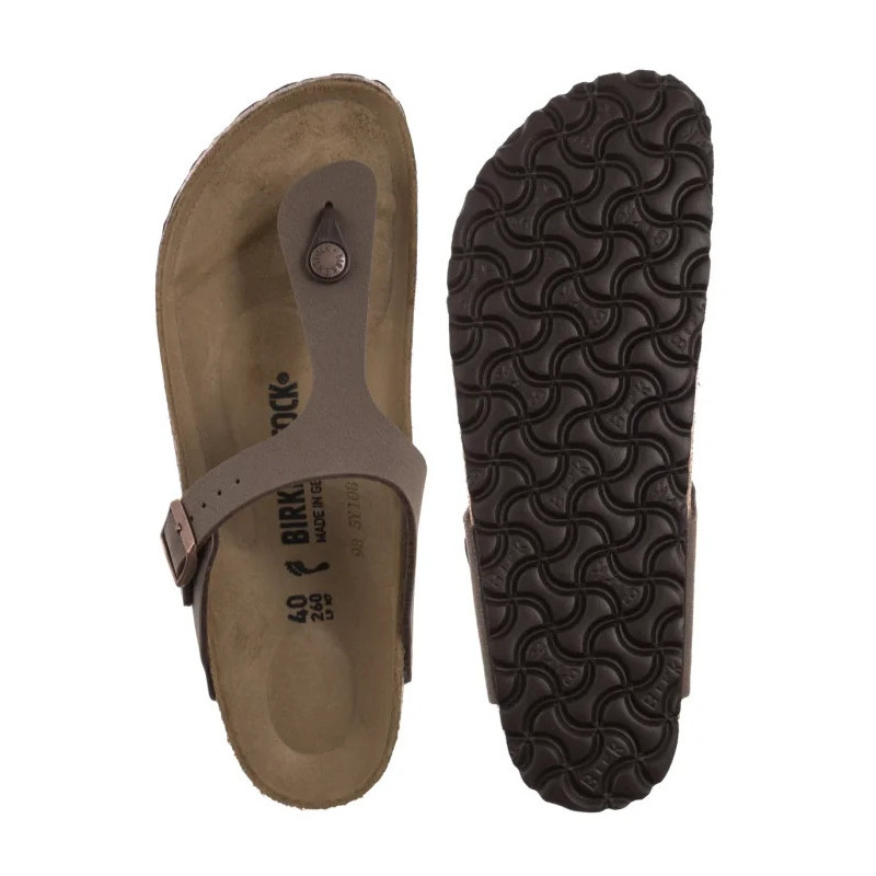 Birkenstock Gizeh BS Nubuk Stone 043391 (BK29-c) kingad