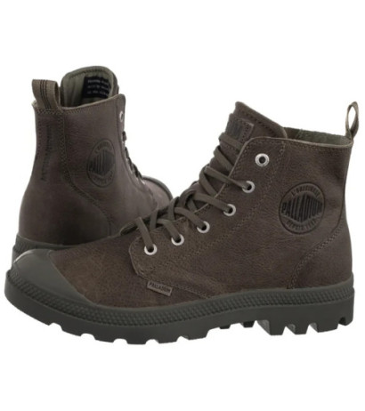Palladium Pampa Zip Lth Ess Dusky Green 76888-308-M (PA64-e) saapad