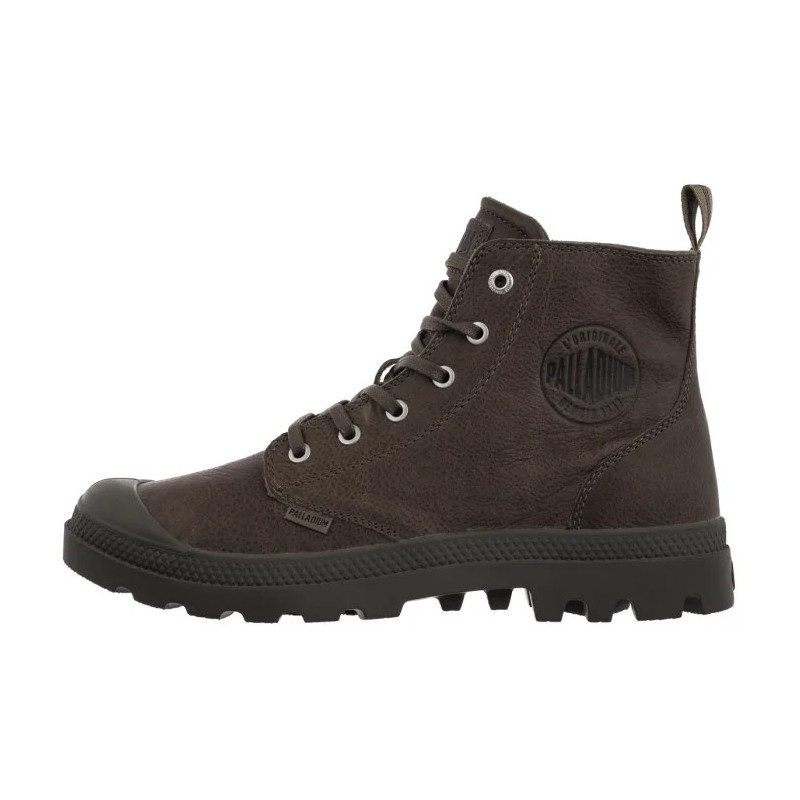 Palladium Pampa Zip Lth Ess Dusky Green 76888-308-M (PA64-e) saapad