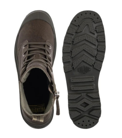 Palladium Pampa Zip Lth Ess Dusky Green 76888-308-M (PA64-e) saapad