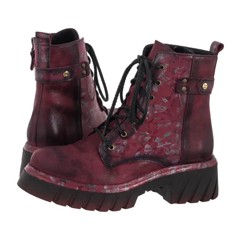 Maciejka Bordowe 07071-23/00-8 (MA1416-b) kurpes