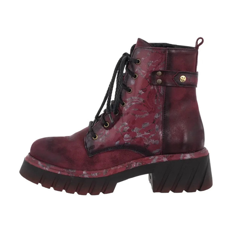 Maciejka Bordowe 07071-23/00-8 (MA1416-b) kurpes