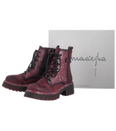 Maciejka Bordowe 07071-23/00-8 (MA1416-b) shoes