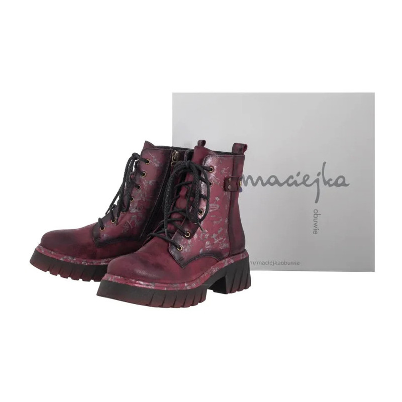Maciejka Bordowe 07071-23/00-8 (MA1416-b) shoes
