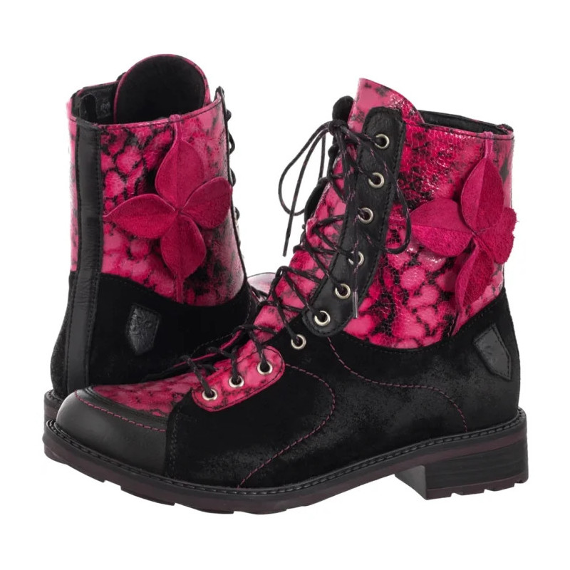 Maciejka Bordo+Czarne 07004-23/00-8 (MA1418-b) shoes