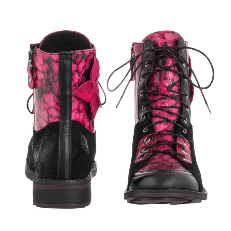 Maciejka Bordo+Czarne 07004-23/00-8 (MA1418-b) shoes