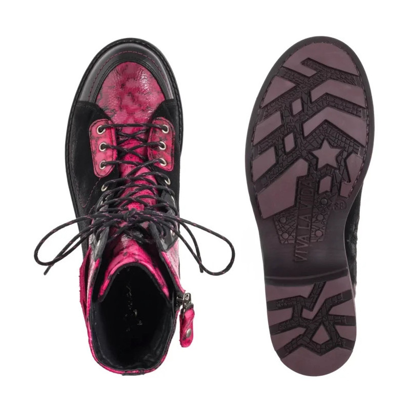 Maciejka Bordo+Czarne 07004-23/00-8 (MA1418-b) shoes