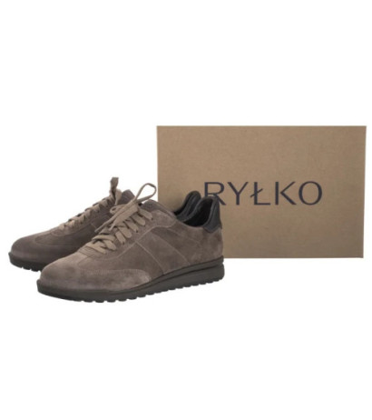 Ryłko Szare/Czarne D1RZ2_U_ _6TX (RY1132-a) shoes