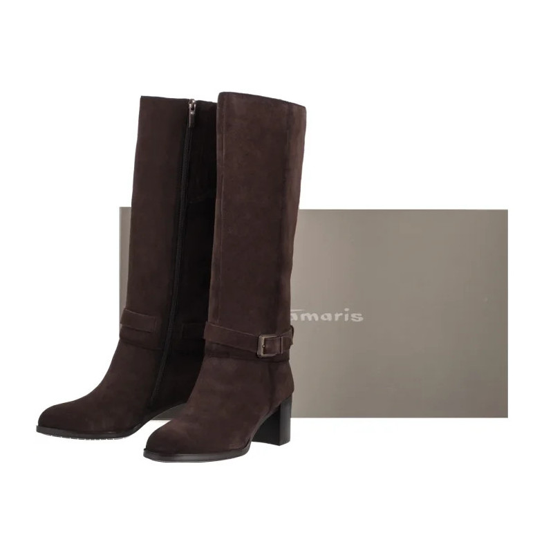 Tamaris Brązowe 1-25533-45 304 Mocca (TM567-a) kurpes