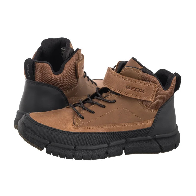 Geox J Flexyper B. A Lt Brown J369BA 0CLFU C6002 (GE239-a) ankle boots