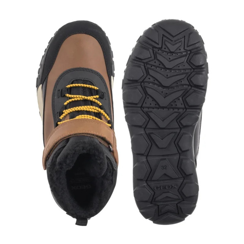 Geox J Trekkyup B Abx E LT Brown/Black J46MBE 0MEMS C0275 (GE200-c) batai