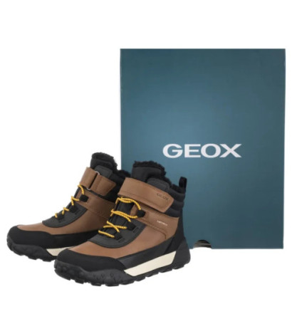 Geox J Trekkyup B Abx E LT Brown/Black J46MBE 0MEMS C0275 (GE200-c) zābaki