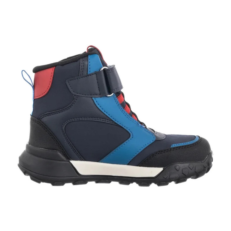 Geox J Trekkyup B ABX E Navy/Red J56MBC 054FU C0735 (GE240-a) ankle boots