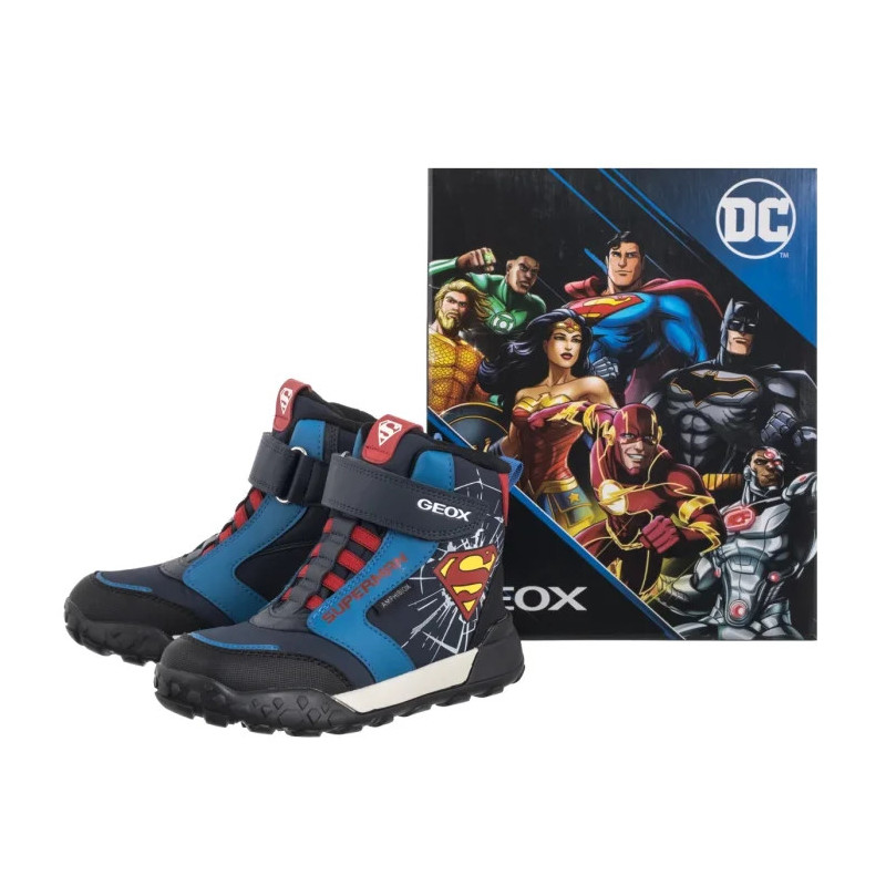 Geox J Trekkyup B ABX E Navy/Red J56MBC 054FU C0735 (GE240-a) puszābaki