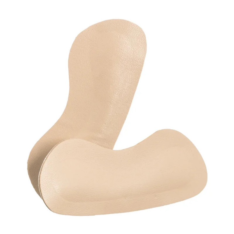 Coccine Heel Protector - Goat Leather & Latex Beige (CN4-a) īsās zeķes