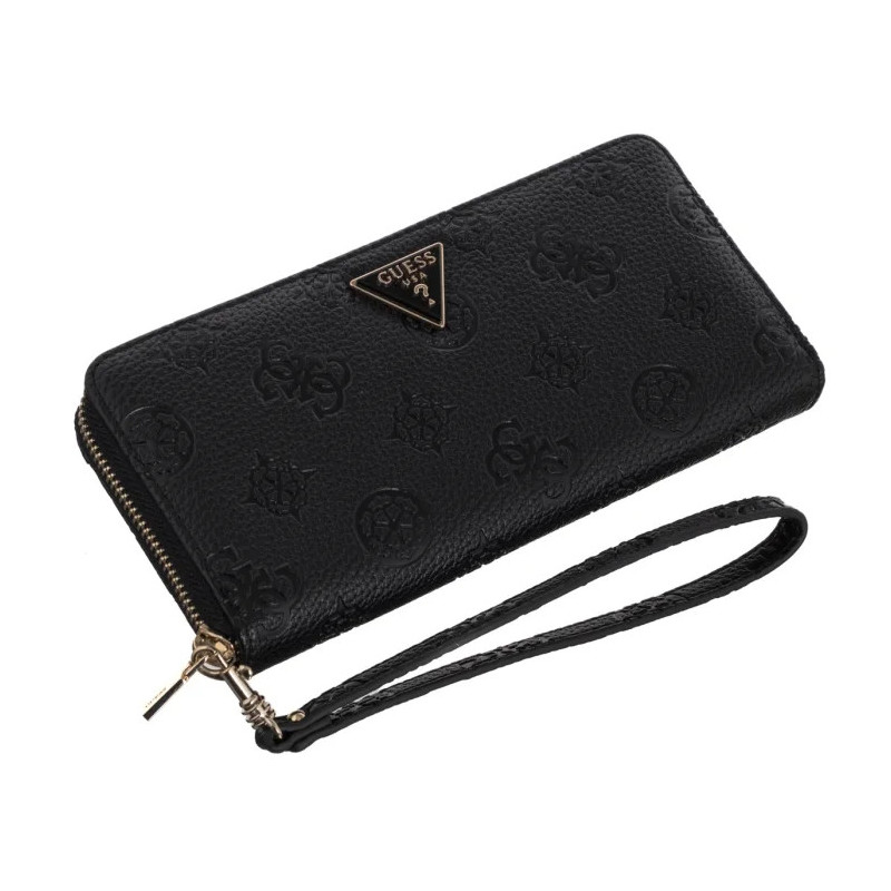 Guess Cresidia II Slg Large Zip Around SWPD98 88146 Black Logo (GU785-a) handbag