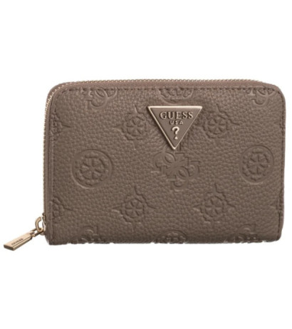Guess Cresidia II Slg Medium Zip Around SWPD98 88140 Dark Taupe Logo (GU786-a) rokassoma