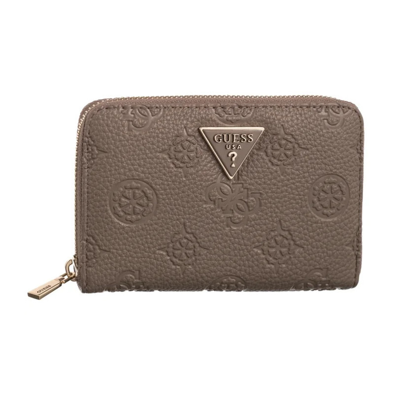Guess Cresidia II Slg Medium Zip Around SWPD98 88140 Dark Taupe Logo (GU786-a) käekott