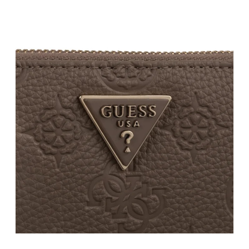 Guess Cresidia II Slg Medium Zip Around SWPD98 88140 Dark Taupe Logo (GU786-a) käekott