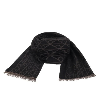 Calvin Klein Tonal Aop Wool Lw Scarf Mulch LV04D8064G BAY (CK695-a) aksesuaras