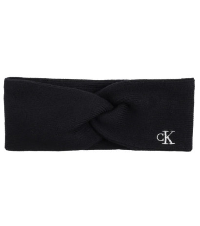 Calvin Klein CK Fine Rib Twist Headband Black LV04F8019G UB1 (CK696-a) vöö