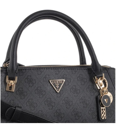 Guess Noelle II Luxury Satchel HWBG96 72070 Coal Logo (GU794-a) rokassoma