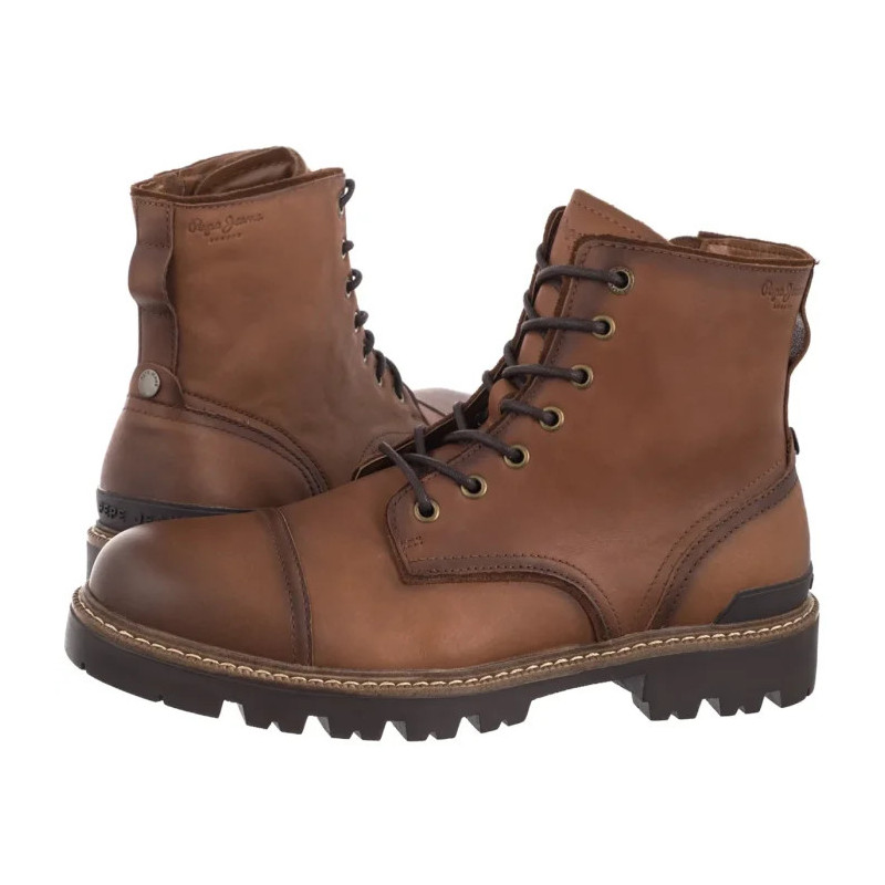 Pepe Jeans Ryan Brit Cognac Brown PMS500002 879 (PE65-b) žygio batai